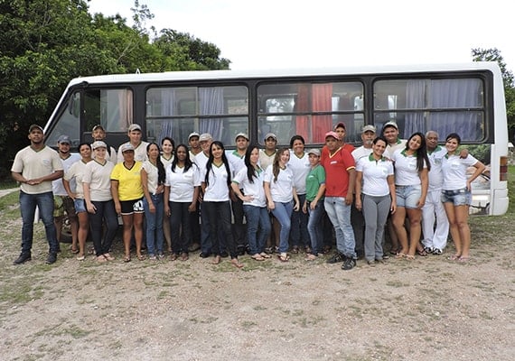 Equipe do Balneário e Clube Santo Antônio